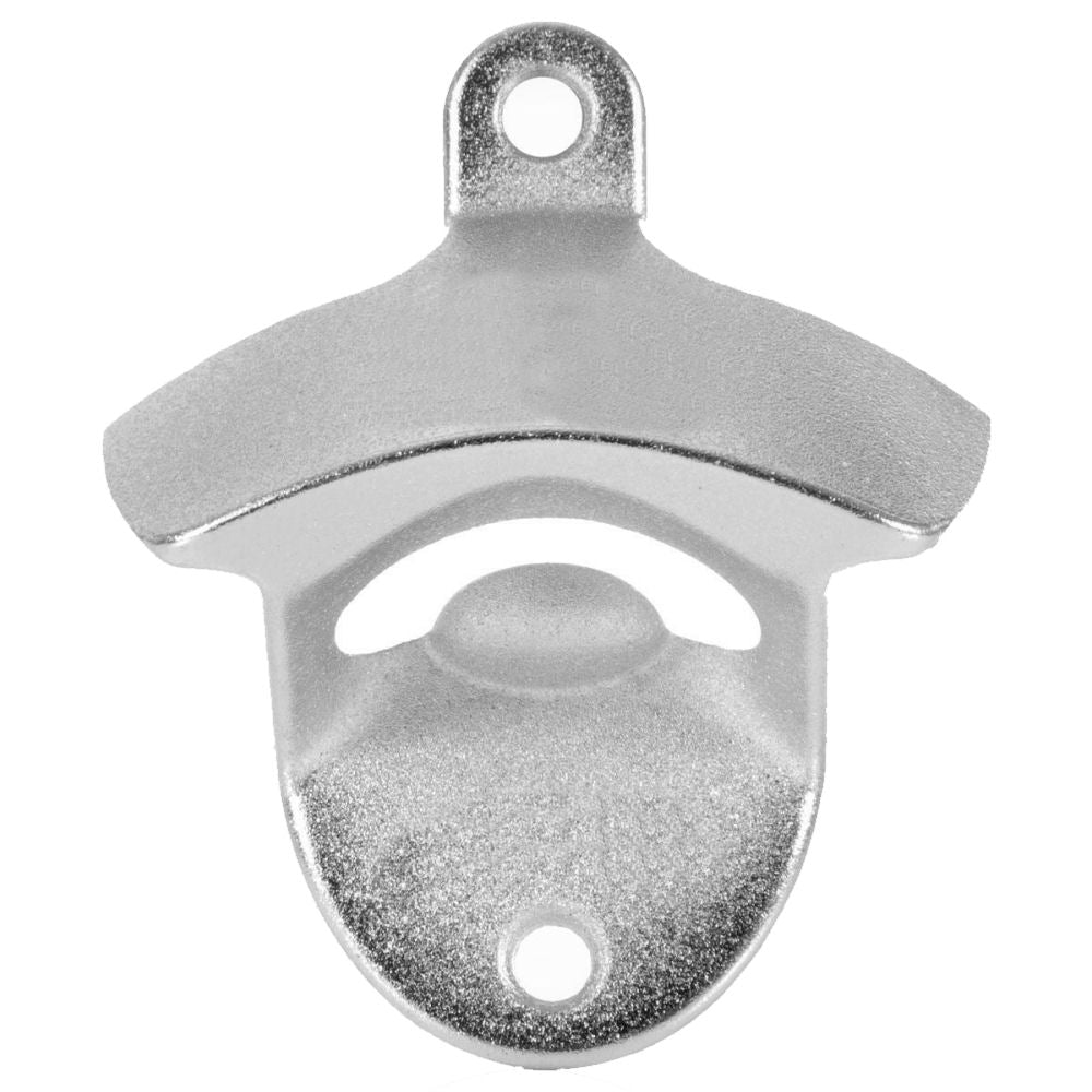 Silver Wall Mounted Bottle Opener