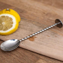 Mini Cocktail Spoon With Masher 15cm - Stainless Steel