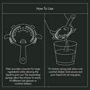 4 Prong Hawthorne Strainer - Copper Plated - BarBits.co.uk