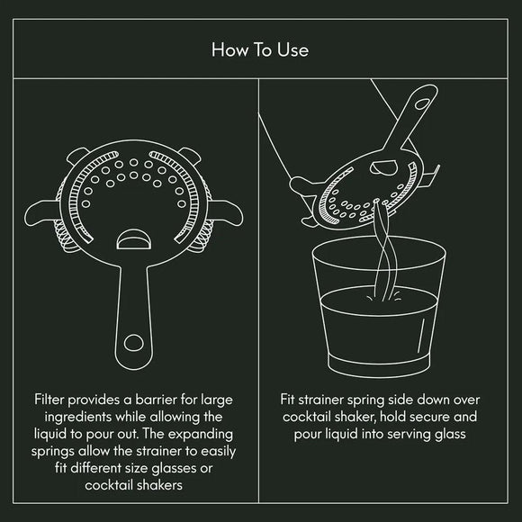 4 Prong Hawthorne Strainer - Copper Plated - BarBits.co.uk