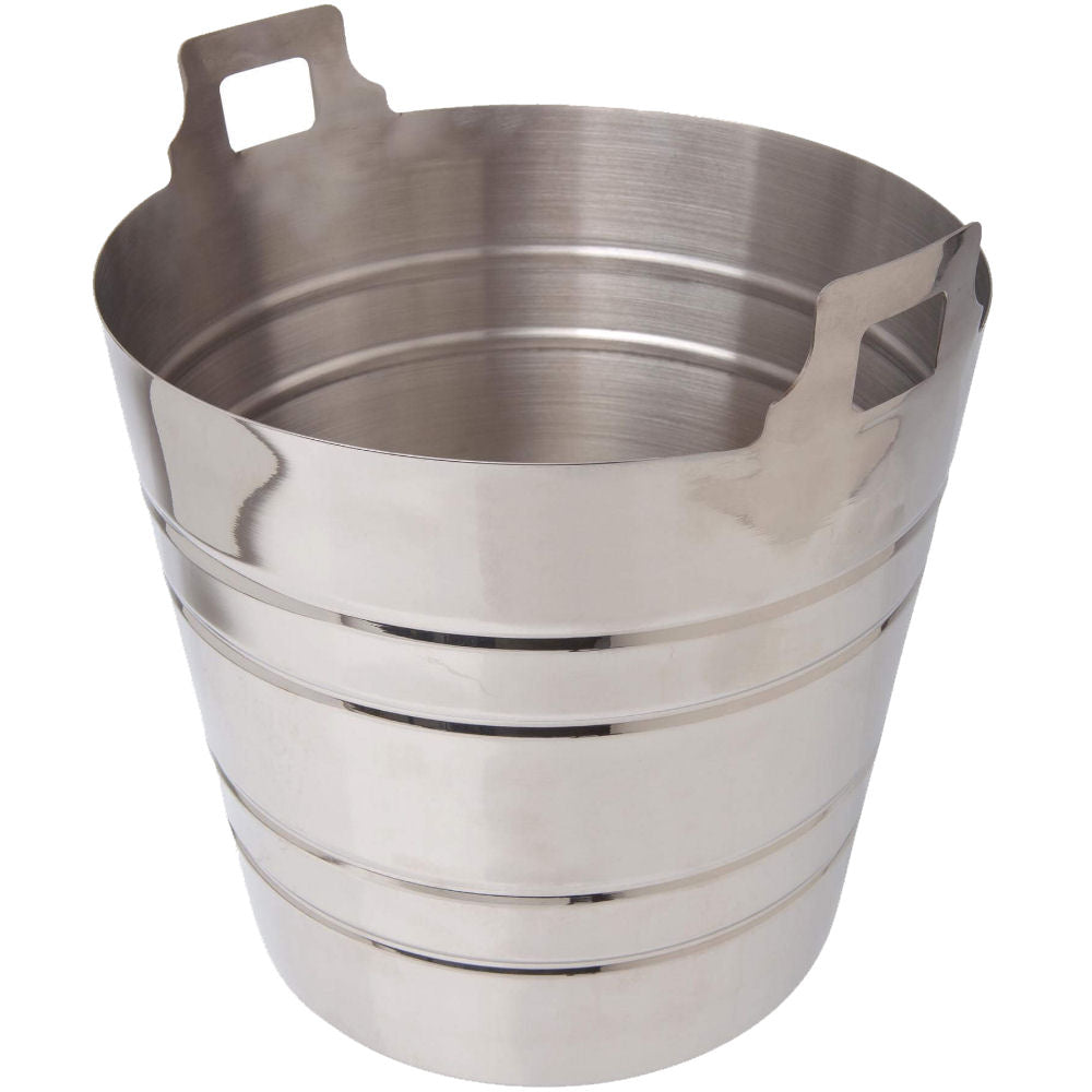 Stainless Steel Wine Bucket with Integral Handles