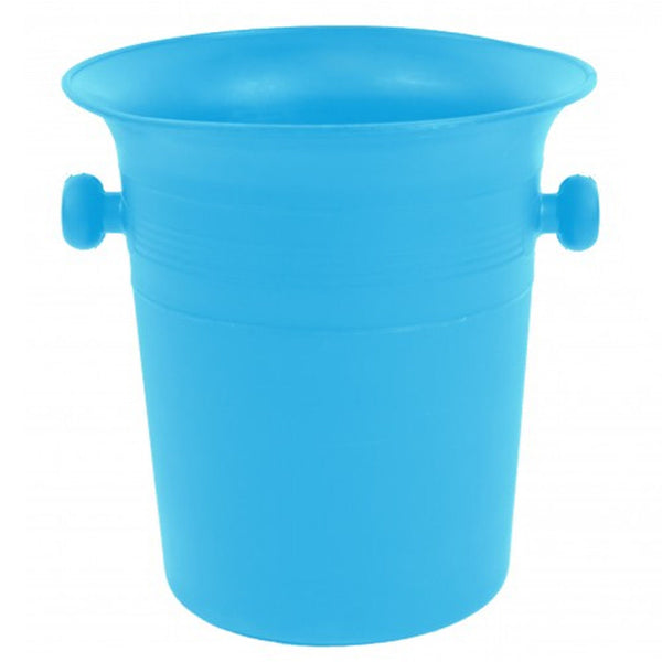 Blue Plastic Ice Bucket