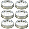 Kilner Flower Drinking Jar Lids - Pack of 6