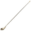 Round End Bar Spoon 45cm - Antique Brass
