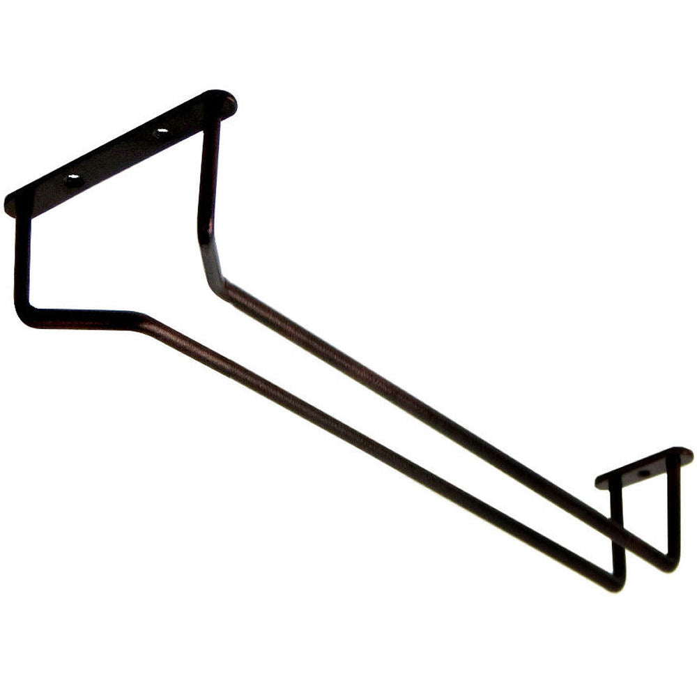 BarBits Black Glass Hanger - 10inch