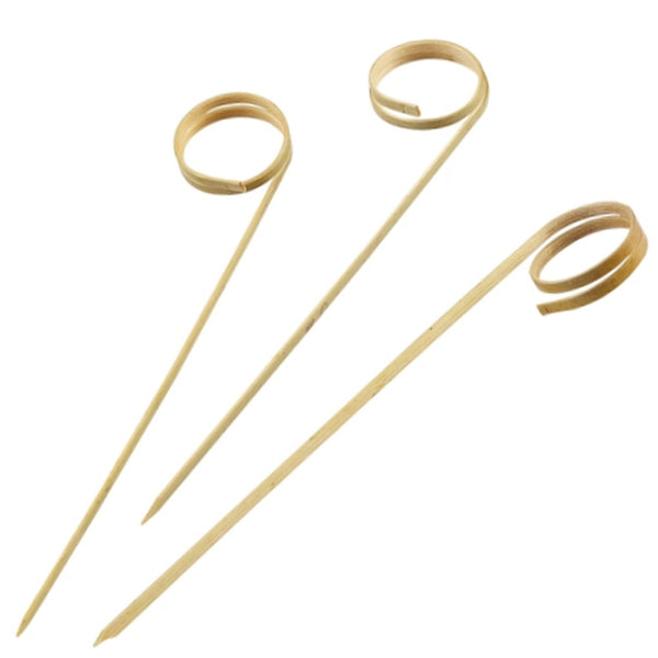 Bamboo Ring Picks 12cm - Pack of 100