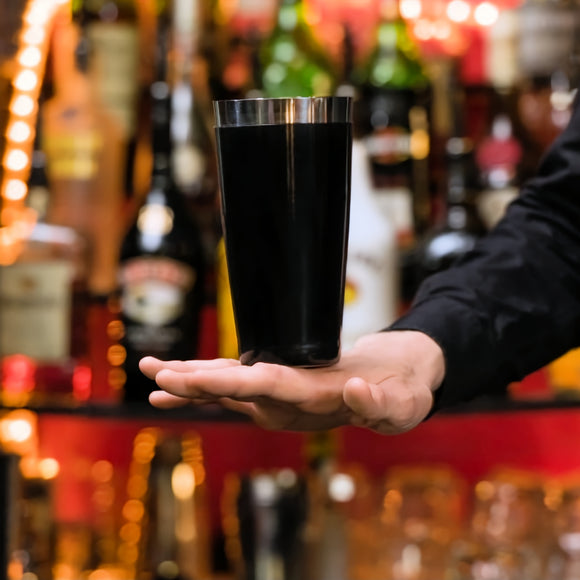 Boston Cocktail Shaker Tin 28oz - Black Vinyl