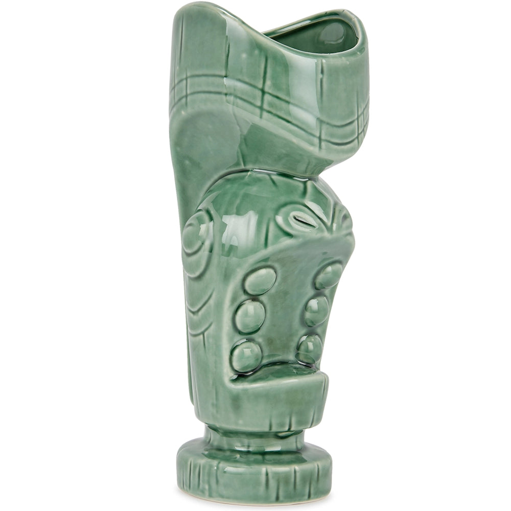 Large Mouth Green Tiki Mug - 650ml