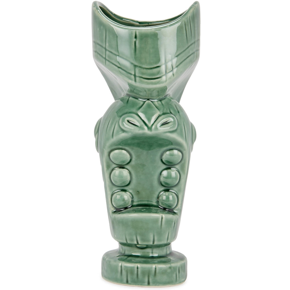 Large Mouth Green Tiki Mug - 650ml