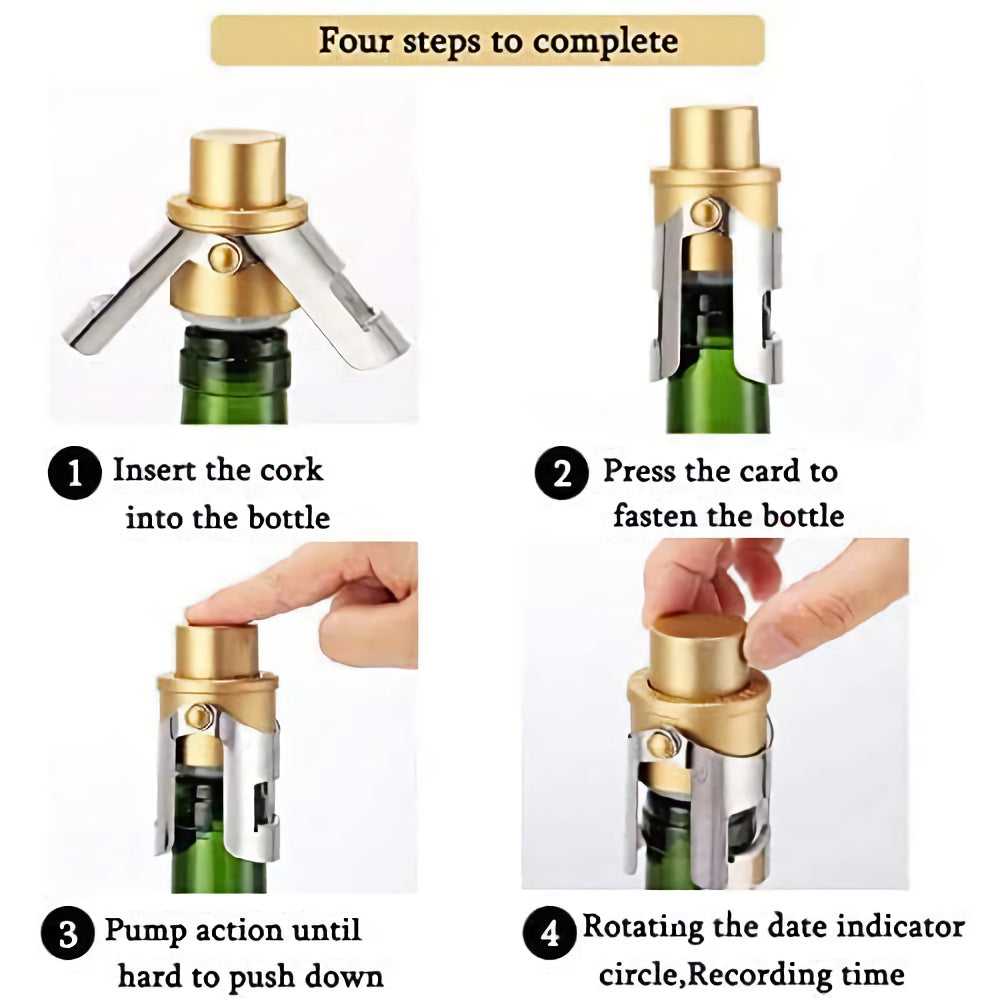 Champagne Pressure Stopper Saver