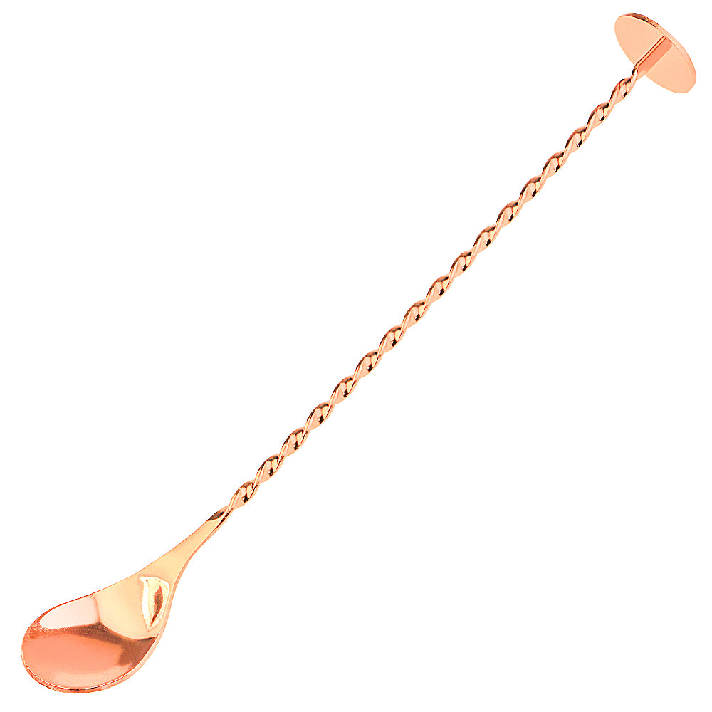 Classic Cocktail Spoon With Masher 27cm - Copper