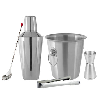 Cocktail Making Gift Set Stainless Steel - 5 Piece