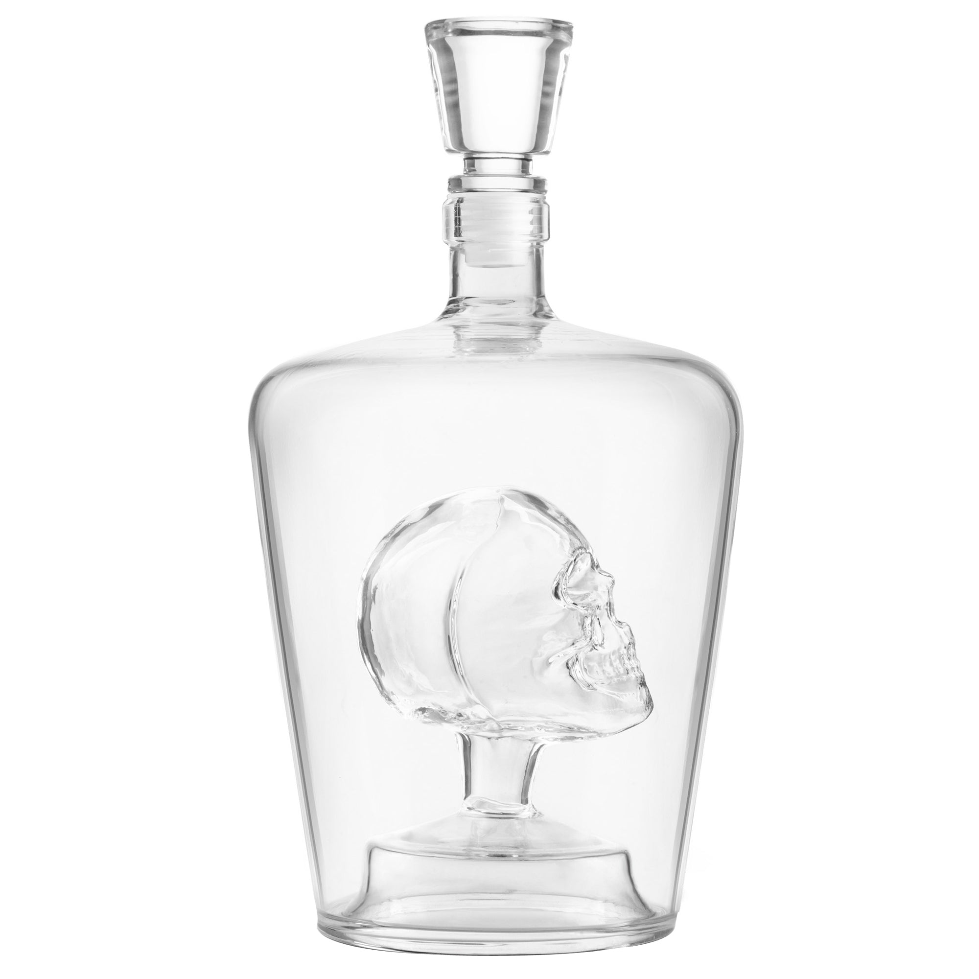 Final Touch Glass Skull Decanter