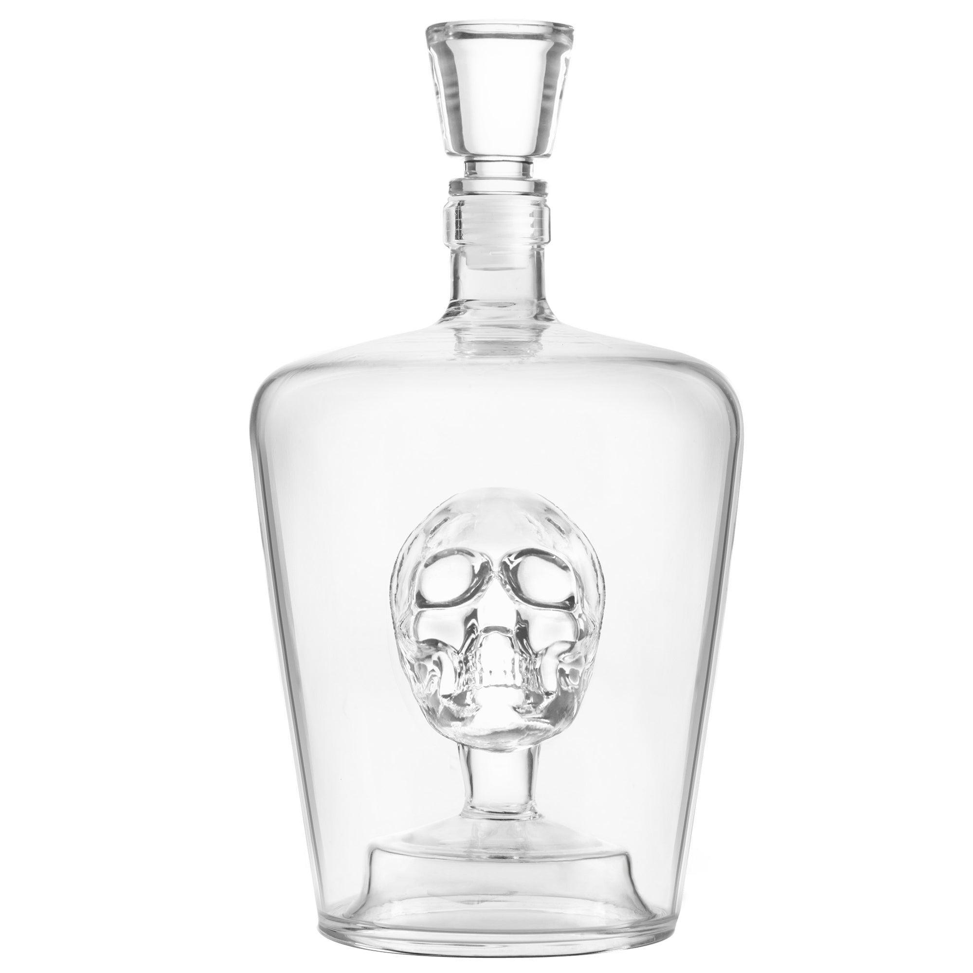 Final Touch Glass Skull Decanter