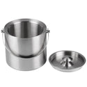 Ice Bucket With Carry Handle - Stainless Steel