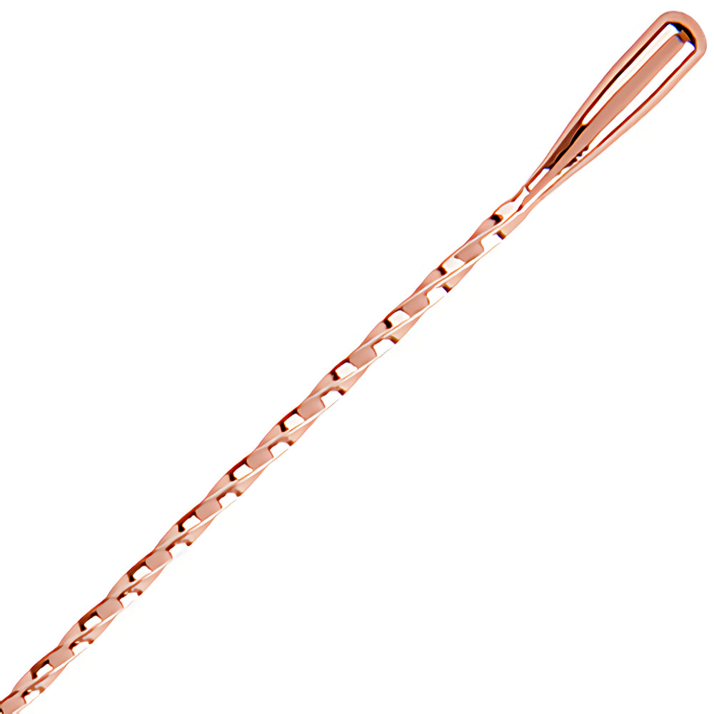 Round End Bar Spoon 28cm - Copper - 0