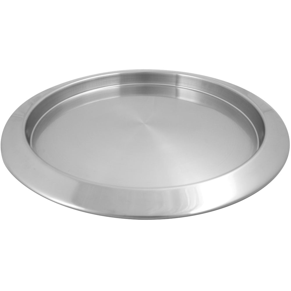 Round Stainless Steel Bar Tray 14"