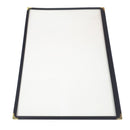 A5 Black American Style Menu Cover - 1 Page - BarBits.co.uk