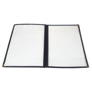 A5 Black American Style Menu Cover - 2 Page - BarBits.co.uk