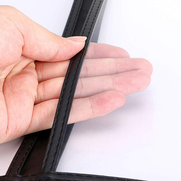 A5 Black American Style Menu Cover - Triple Fold - BarBits.co.uk