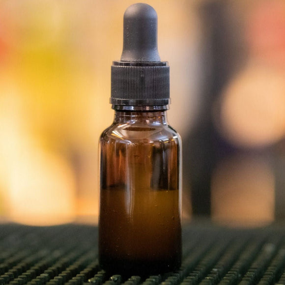 Amber Glass Dropper Bottle 20ml - BarBits.co.uk