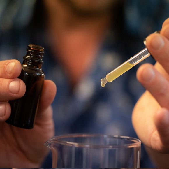 Amber Glass Dropper Bottle 20ml - BarBits.co.uk