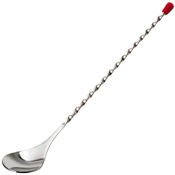 American Red Knob Cocktail Spoon 28cm - BarBits.co.uk