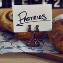 Antique Bronze Mini Table Sign - 38mm - BarBits.co.uk