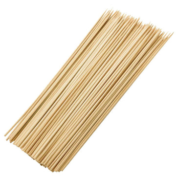 Bamboo Kebab Skewers 8" - Pack of 100 - BarBits.co.uk