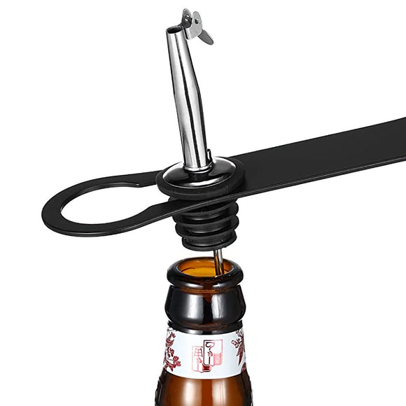 Bar blade with pourer remover black stainless steel tool - BarBits.co.uk