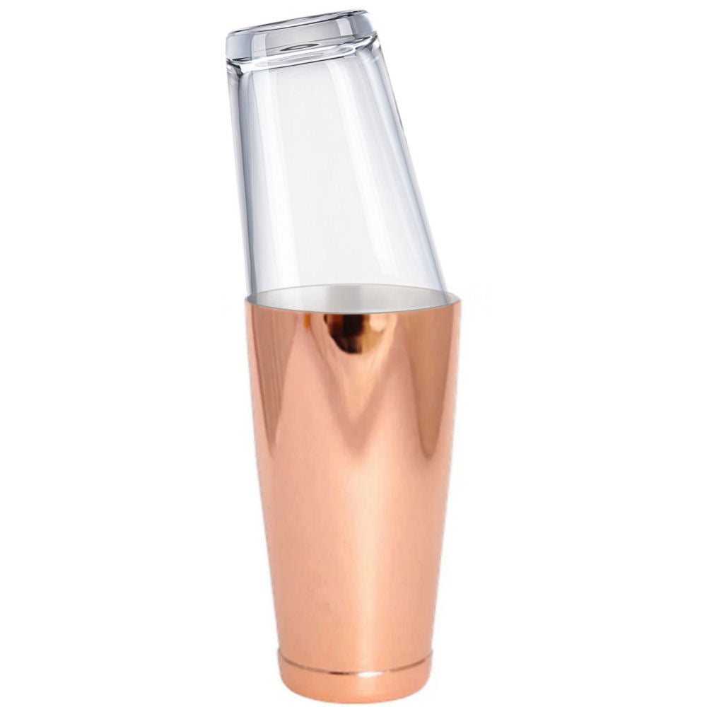 Boston Cocktail Shaker & Glass Set - Copper