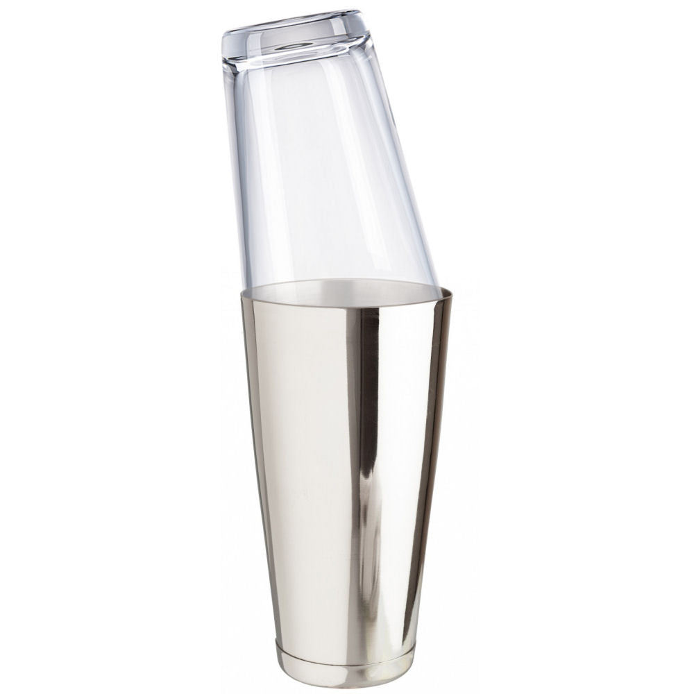 Boston Cocktail Shaker & Glass Set - Stainless Steel