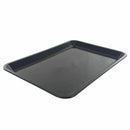Black Plastic Tip Tray Plain - Pack of 12 - BarBits.co.uk