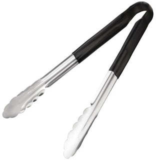Black Colour Coded Serving Tong - 9inch