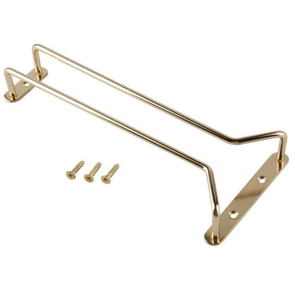 Brass Plated Glass Hanger - 10inch - BarBits.co.uk
