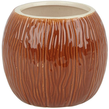 Ceramic Coconut Shaped Tiki Mug 17.5oz - BarBits.co.uk