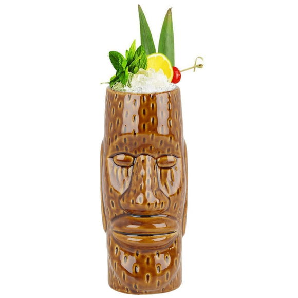 Ceramic Easter Islander Tiki Mug - 450ml - BarBits.co.uk