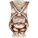 Ceramic cheeky kane tiki mug 400ml brown novelty bar mug for serving cocktails juices or soft drinks - BarBits.co.uk