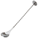 Classic Cocktail Spoon With Masher 27cm - Stainless Steel - BarBits.co.uk