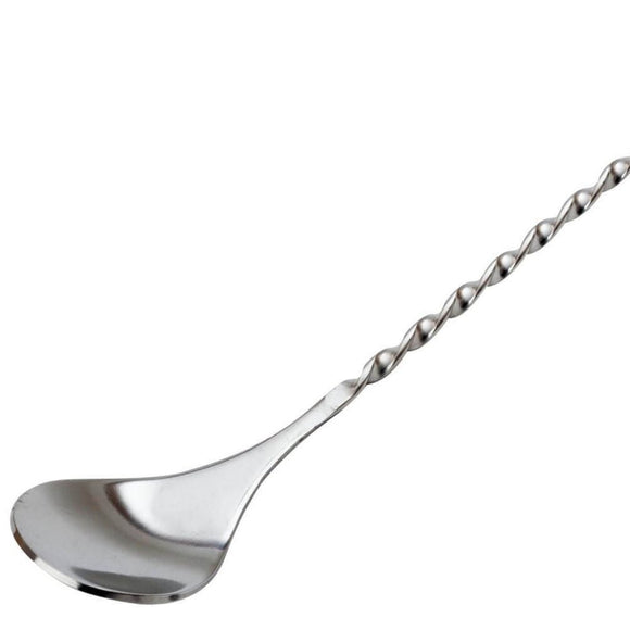 Classic Cocktail Spoon With Masher 27cm - Stainless Steel - BarBits.co.uk
