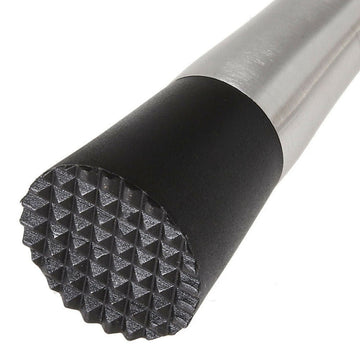 Cocktail Muddler 20.5cm - Brushed Stainless Steel - BarBits.co.uk