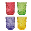 Coloured Tiki Shot Glasses - Set of 4 - BarBits.co.uk
