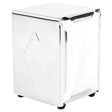 Compact Napkin Dispenser - Stainless Steel - BarBits.co.uk