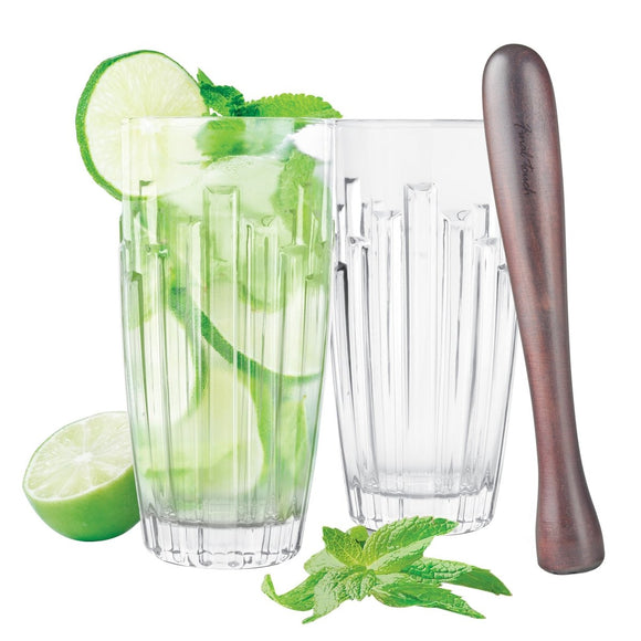 Final Touch Metropolis Mojito Glass Gift Set - BarBits.co.uk