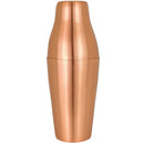 French Cocktail Shaker 600ml - Brushed Copper - BarBits.co.uk