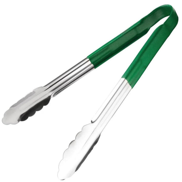 Green Colour Coded Serving Tong - 12inch