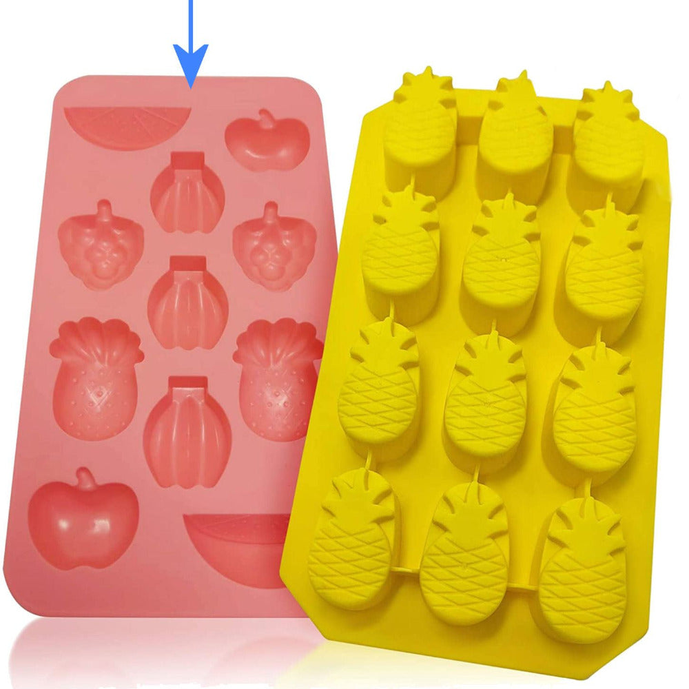 Mixed Fruit Shape Ice Cube Tray