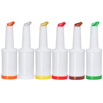 Keep & Pour Storage Bottles - Set of 6 - BarBits.co.uk