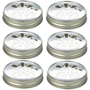 Kilner Flower Drinking Jar Lids - Pack of 6 - BarBits.co.uk