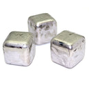 Large Stainless Steel Ice Cubes - Pack of 6 - BarBits.co.uk
